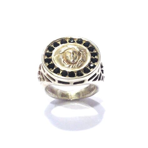 bague versace argent